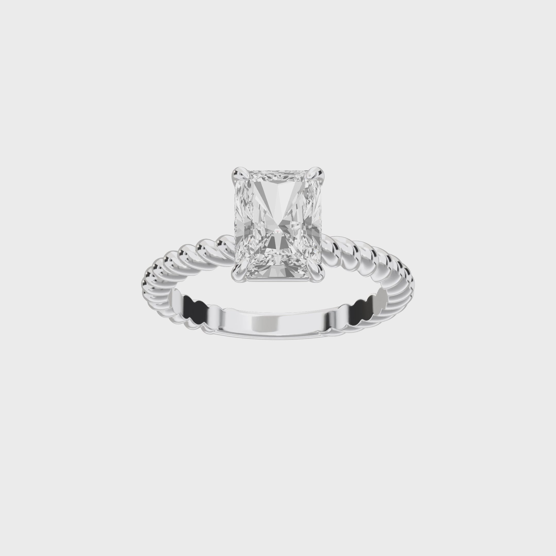 Eve Radiant Rope Solitaire — 360 view