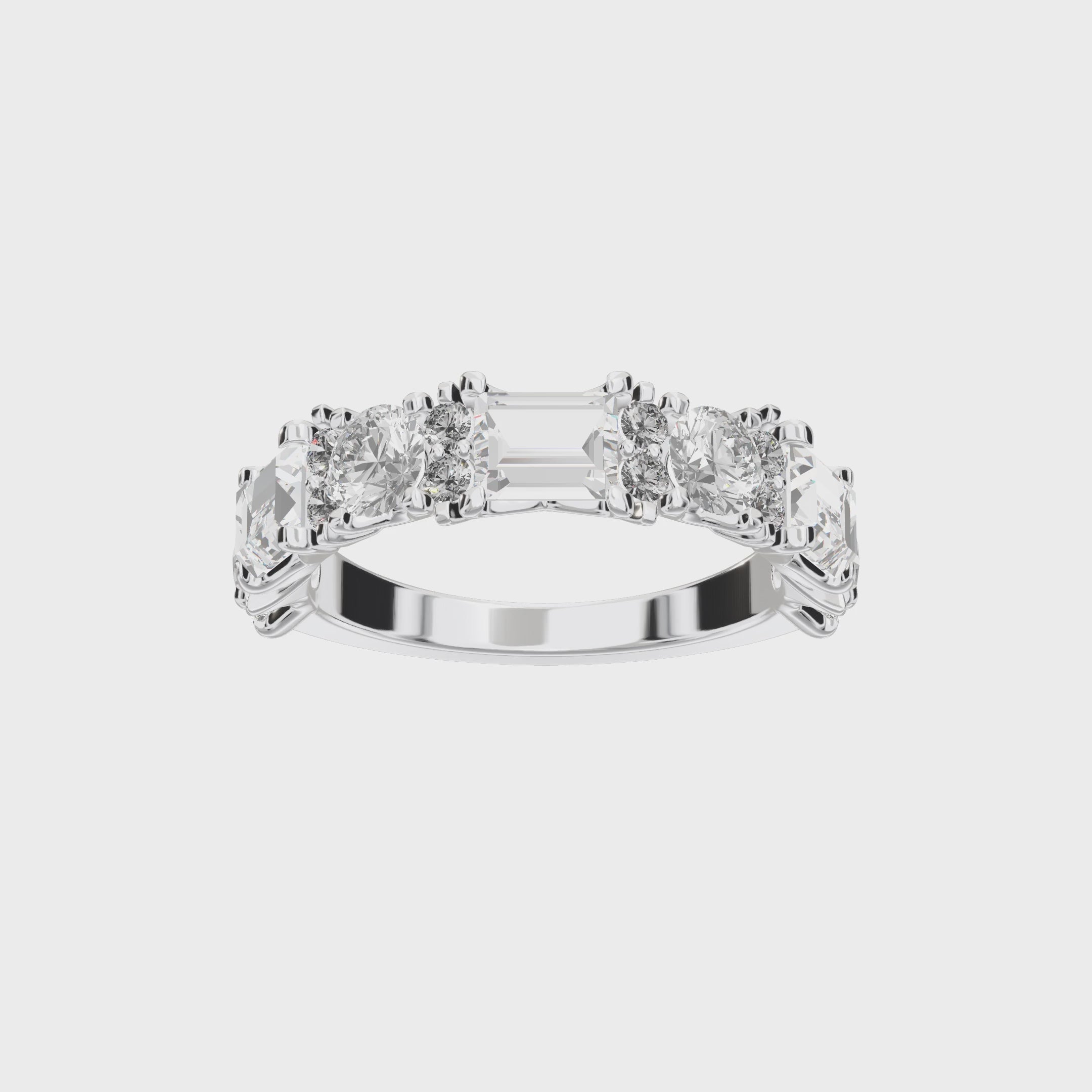 Eve Alternating Anniversary Band — 360 view