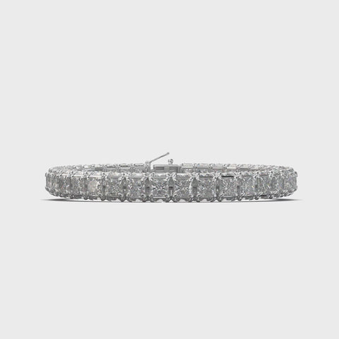 Titan Princess-Cut Tennis Bracelet