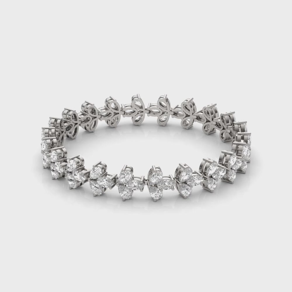 Eve Floral Tennis Bracelet