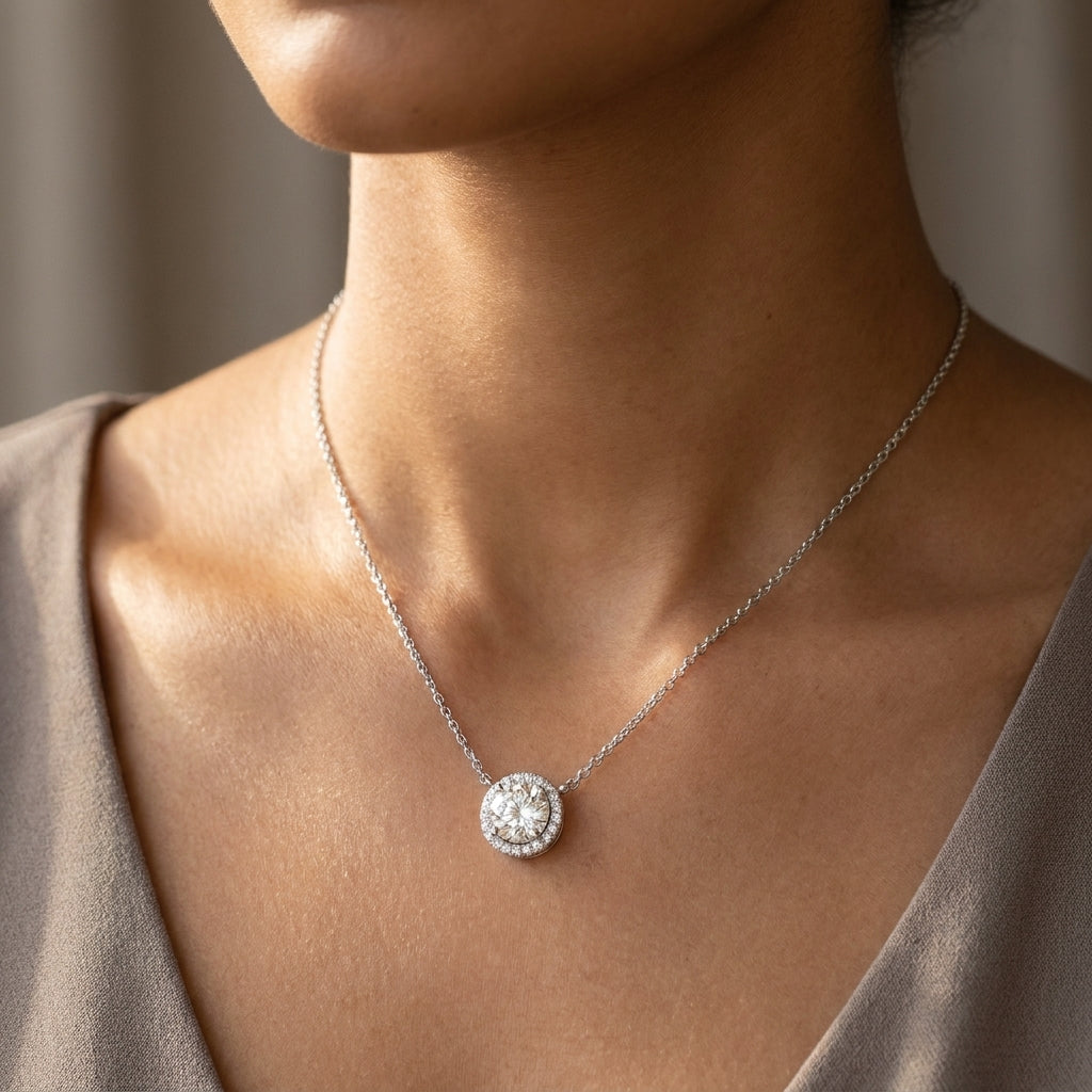 Meiara AI Lifestyle — Iris Halo Necklace