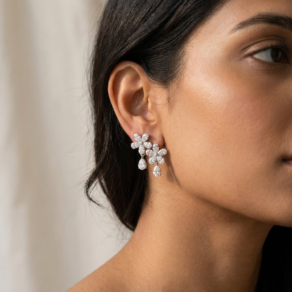 Meiara AI Lifestyle — Aria Climber Drop Earrings